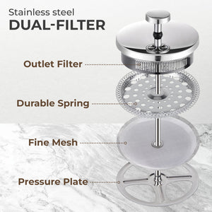 Glass French Press, KF1010
