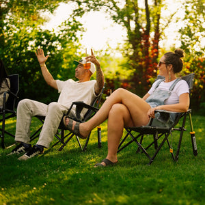 GCI Outdoor Kickback Rocker Portable Rocking Chair & Outdoor - Case Pack Bundle