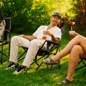 GCI Outdoor Kickback Rocker Portable Rocking Chair & Outdoor - Case Pack Bundle
