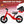 Kids Balance Bike with Rotatable Handlebar and Adjustable Seat Height-Red