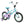 Kids Bike with Adjustable Handlebar and Saddle Purple