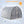 Kids Dream Bed Tent Twin Bunk Bed with Glow in the Dark Stars and Lights-Gray