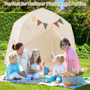 Kids Play Tent Bed Tent with String Lights Extra Large Playhouse Tent