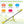 Kids Seesaw Swivel Children Teeter Totter Outdoor Play Set for 2 Children