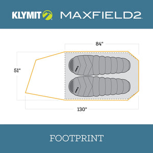 Maxfield 2 Tent - Orange/Grey