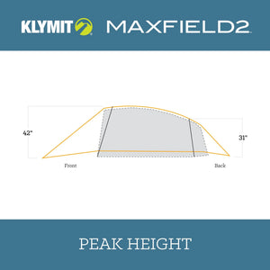Maxfield 2 Tent - Orange/Grey