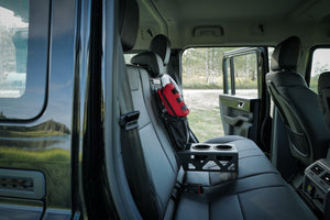 INEOS Grenadier Rear Seat Cup Holder + Storage Tray & MOLLE Panel