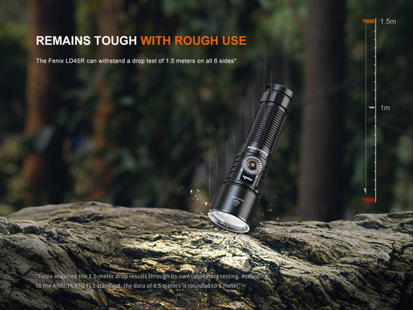 Fenix LD45R Digital Focus Rechargeable LED Flashlight