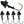 Reaction Tackle Lead Fish Head Jigs - 5-PACK