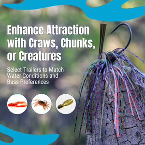 Reaction Tackle Lead Flipping Jigs- 3-PACK - New