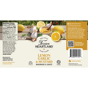 Lemon, Garlic & Mustard Marinade & Sauce