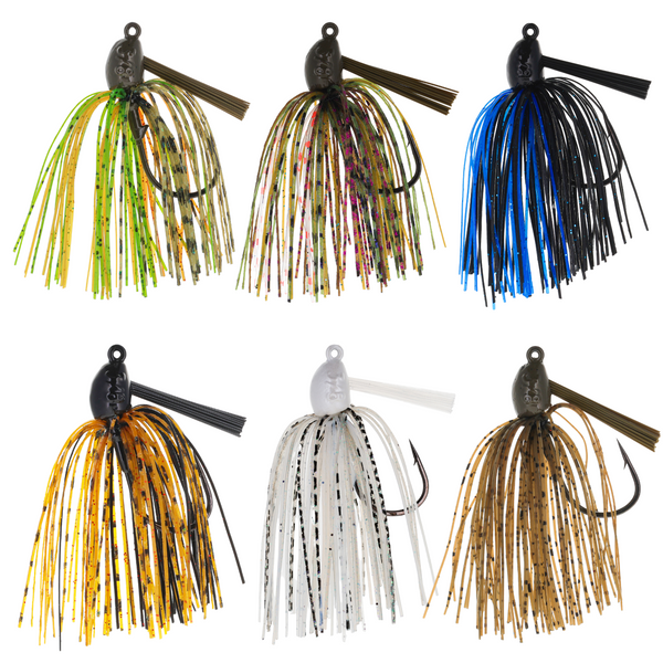 Reaction Tackle Swim Jigs – Premium Weedless Bass Fishing Lures- 3 Pack