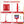 59 Inch Christmas Street Lamp with Sound-Activated Snow Globe Lantern-Red
