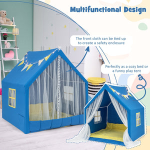 48 x 42 x 50 Inch Large Play Tent with Washable Cotton Mat Holiday Birthday Gift for Kids