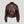 Brown Womens B3  Sheepskin Shearling Aviator Motorbike Leather Jacket