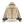 Off White Shearling Leather Jacket With Strips