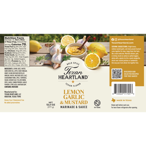 Lemon, Garlic & Mustard Marinade & Sauce