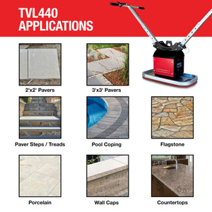 Tomahawk 440 lb Electric Paver Slab Vacuum Lifter 1200W for Hardscaping, Concrete, and Stone Placement - TRAPSKI