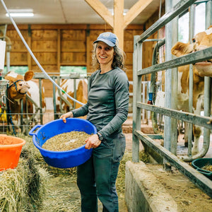 Lightweight Women's Wool Crew Top - 100% Merino Wool