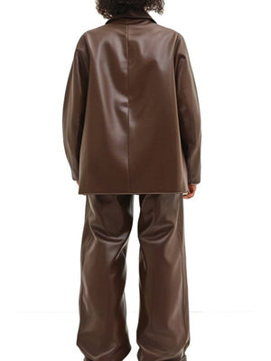 Lily Leather Brown Jacket – Stylish Women’s Brown Leather Jacket