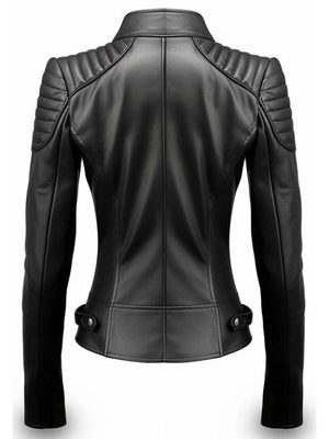 Lucinda Black Leather Stylish Jacket