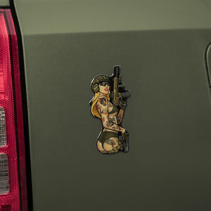 M-Tac Morale Sticker Tactical Girl