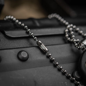 M-Tac Military Dog Tag with Rubber Silencer