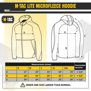 M-Tac Lite Microfleece Hoodie - TRAPSKI