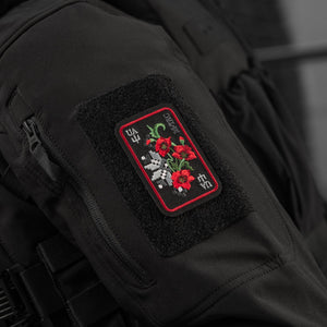 M-Tac Patch Ornament Poppy Embroidery