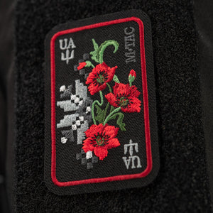 M-Tac Patch Ornament Poppy Embroidery