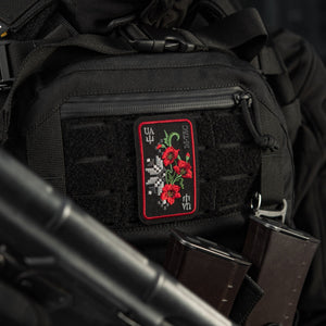M-Tac Patch Ornament Poppy Embroidery