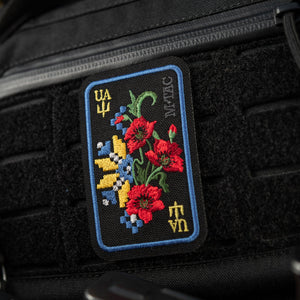 M-Tac Patch Ornament Poppy Embroidery