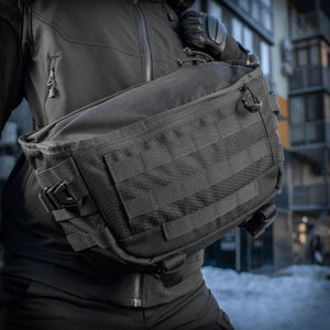 M-Tac Messenger Bag Elite Hex Black