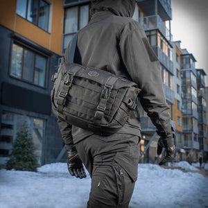 M-Tac Messenger Bag Elite Hex Black