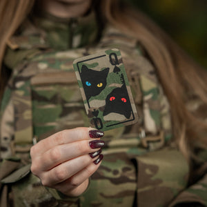 M-Tac Patch Queen of Spades Ornament