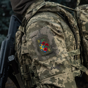 M-Tac Patch Ornament Poppy Embroidery