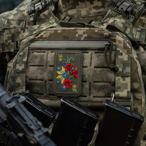M-Tac Patch Ornament Poppy Embroidery