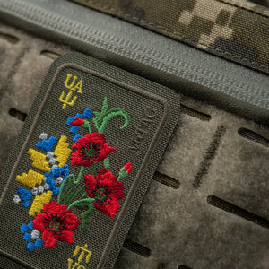 M-Tac Patch Ornament Poppy Embroidery