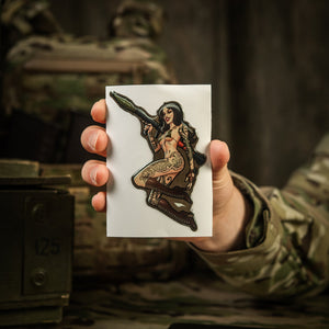 M-Tac Morale Sticker Tactical Girl