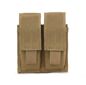 MOLLE Pistol Mag Pouch, Double - TRAPSKI