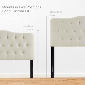 Annabel Upholstered Fabric Queen Headboard by Modway