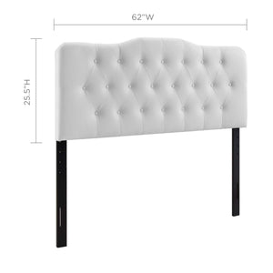 Annabel Upholstered Vinyl Queen Headboard by Modway