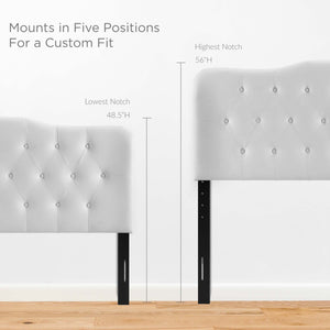 Annabel Upholstered Vinyl Queen Headboard by Modway