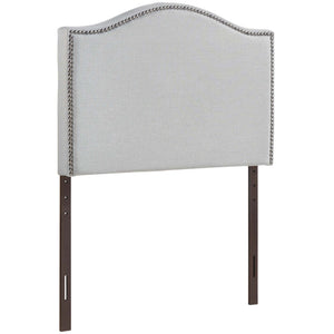 Curl Nailhead Upholstered Twin Headboard by Modway