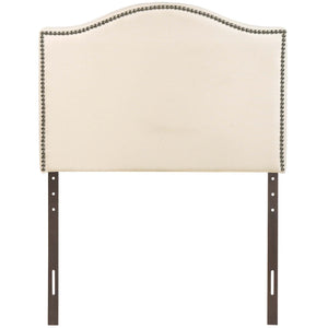 Curl Nailhead Upholstered Twin Headboard by Modway