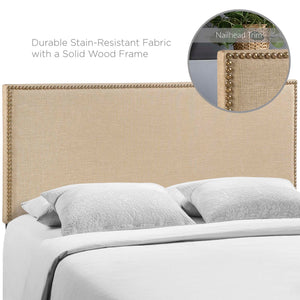 Region Nailhead Upholstered Queen Headboard by Modway