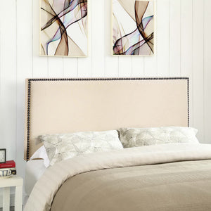 Region Nailhead Upholstered Queen Headboard by Modway