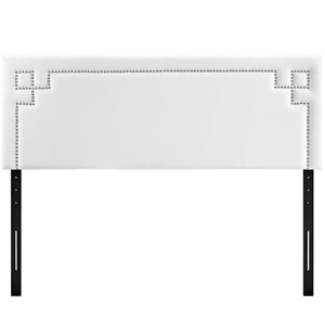 Josie Upholstered Vinyl Queen Headboard by Modway