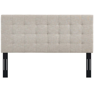 Paisley Tufted Upholstered Linen King and California King Headboard