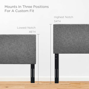 Taylor Upholstered Linen Fabric Full / Queen Headboard by Modway